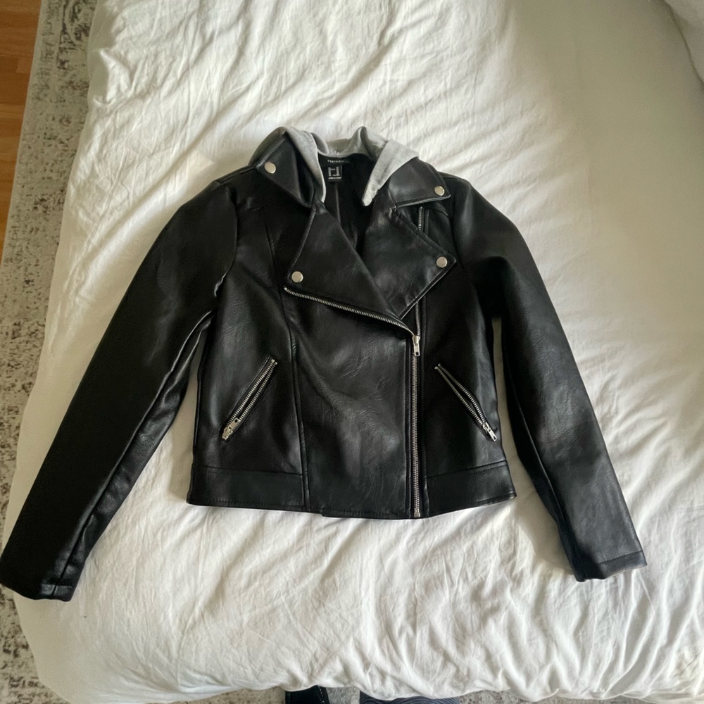 Forever 21 Faux Leather Moto Jacket